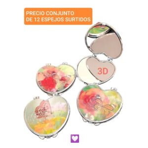Espejitos para cartera. Conjunto de 12 unidades.