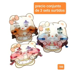 Set infantil 78B. Conjunto de 3 sets surtidos.