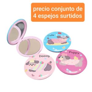 Espejos para cartera. Conjunto de 4 unidades.