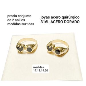 Precio conjunto de 2 anillos surtidos