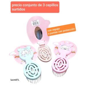 Lucm87L.precio conjunto de 3 cepillos surtidos