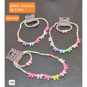 126.precio conjunto de 3 sets