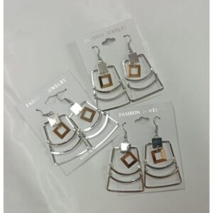 3 pares de aros última moda ! fantasía