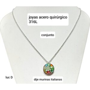 Conjunto LucD. Cadena con dije murina.
