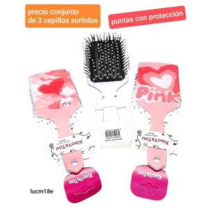 Cepillos LucM 18E. Conjunto de 3 unidades.