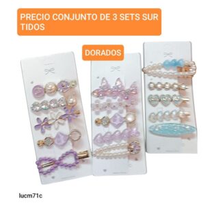 Set LucM 71C. Conjunto de 3 sets surtidos.