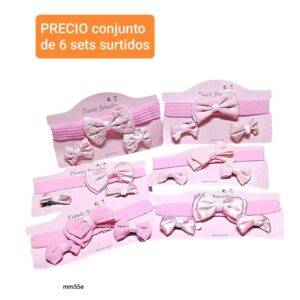 Set bebé LucM 55F/E. Conjunto de 6 sets.