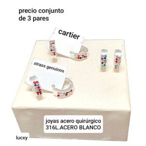Lucxy cartier precio conjunto de 3 pares