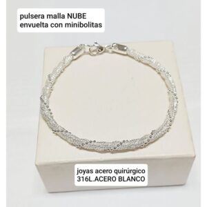 Lucxy.pulsera malla/bolitas