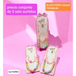 Conjunto infantil 163902. Conjunto de 3 sets surtidos.
