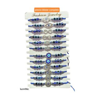 Pulseras Luc M96C. Blister completo x 12 unidades.