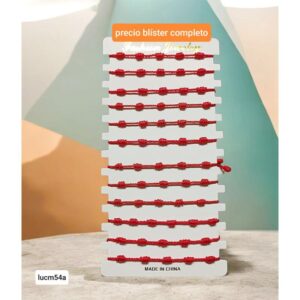 Pulseras LucM 54A. Blister x 12 unidades.