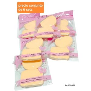 Set de esponjas LucMD 139601. Conjunto de 6 sets.