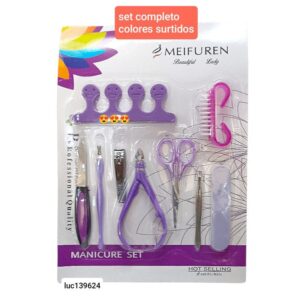 Set de manicuria LucMD 139624. Colores surtidos.