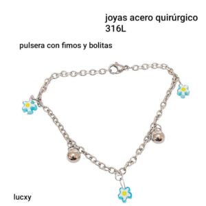 Pulsera con fimos .