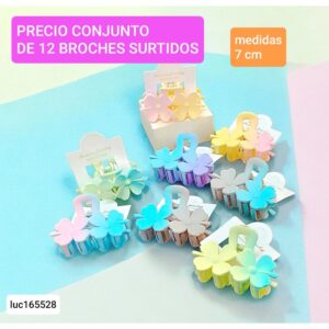 Broches LucMD 165528. Conjunto de 12 unidades.