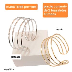 Brazaletes LucMK 371m. Conjunto de 2 unidades.