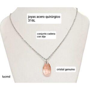 Lucmd.conjunto con dije gota