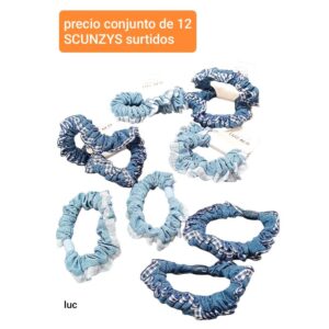 Luc scunzys.precio conjunto de 12 scunzys surtidos