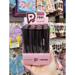 caja completa de 12 unidades de máscara de pestañas extra volumen pink 21