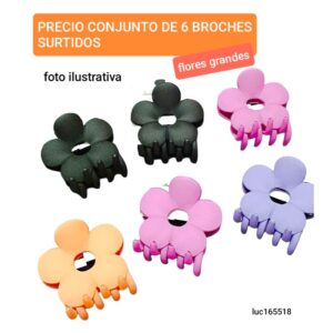 Broches LucMD 165518. Conjunto de 6 unidades.
