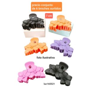 Broches LucMD 165521. Conjunto de 6 unidades.
