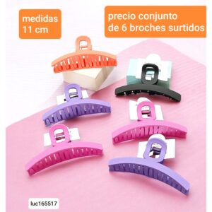 Broches LucMD 165517. Conjunto de 6 unidades.