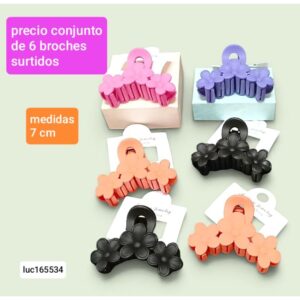 Broches LucMD 165534. Conjunto de 6 unidades.