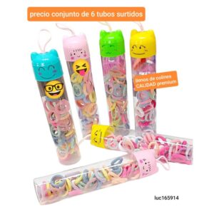 Colitas LucMD 165914. Conjunto de 6 tubitos.