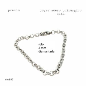 Pulsera LucMK 631. Rolo 3mm.