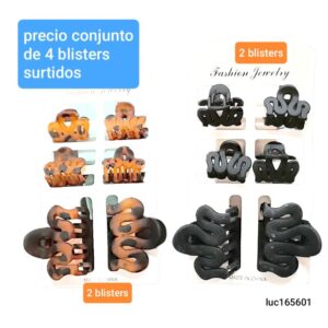 Broches LucMD 165601. Conjunto de 4 blisters.