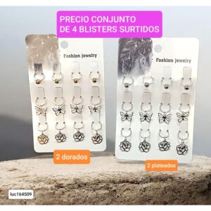 Accesorios para cabello LucMD 164509. Conjunto de 4 blisters.